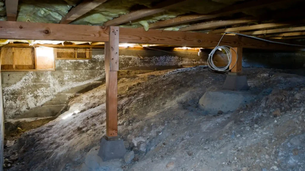 Crawl space cleaning