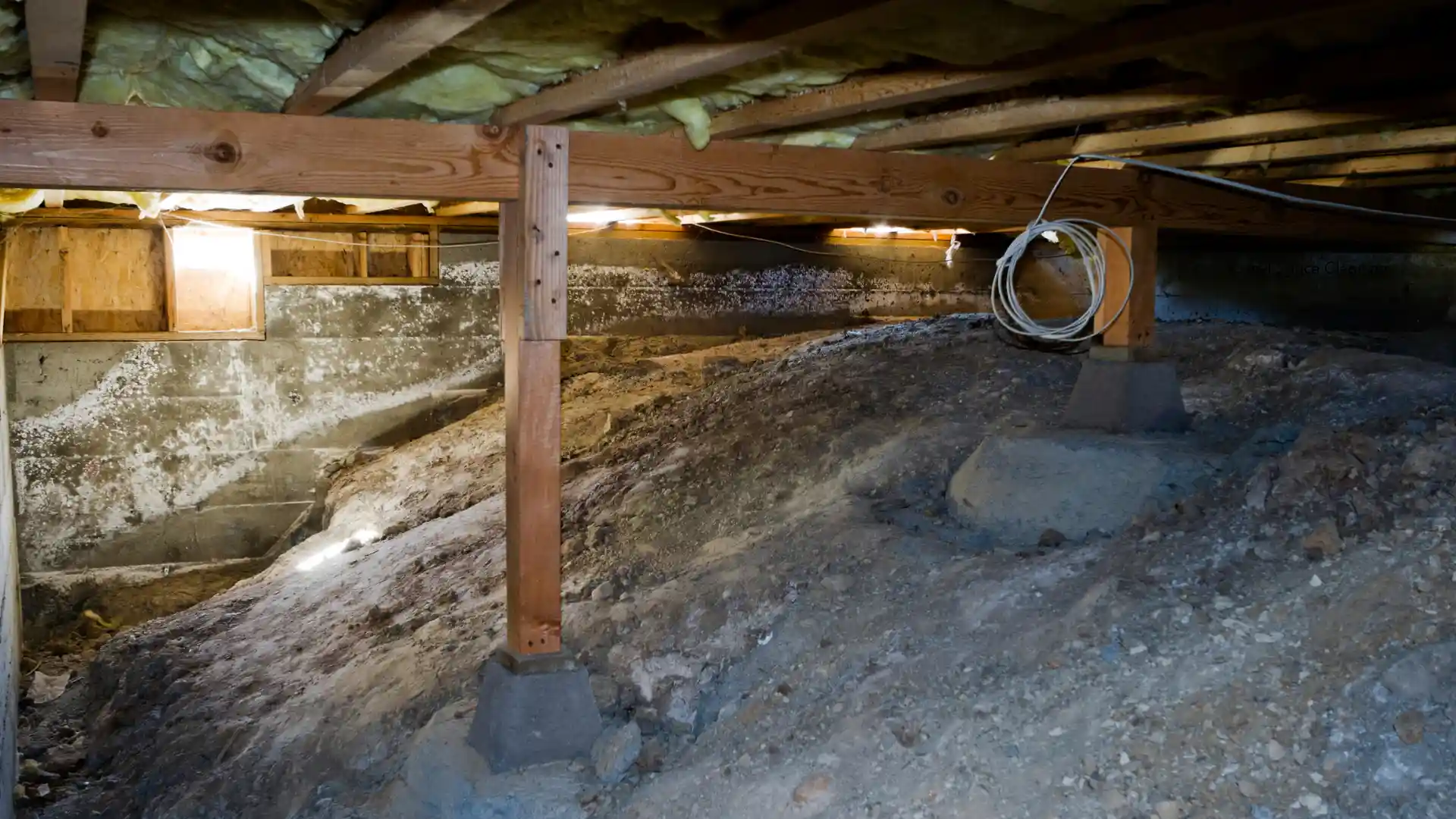 Crawl space cleaning