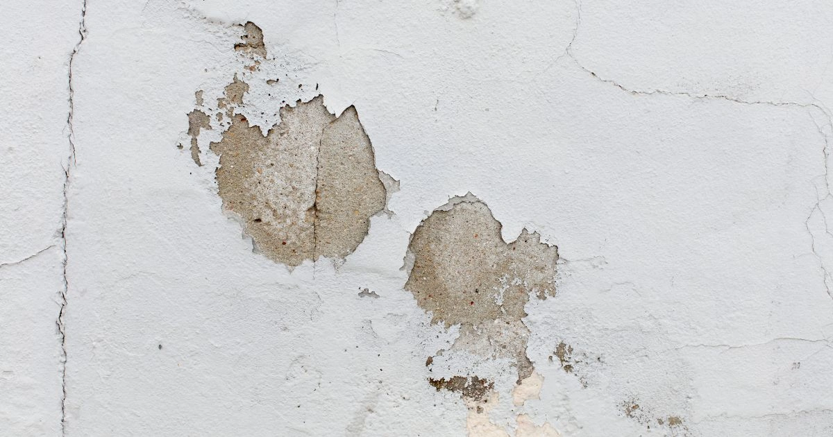 hidden water damage behind walls